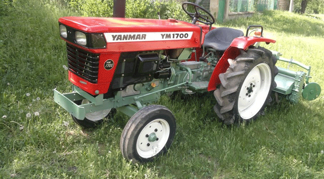 Used and recycled small-scale Japanese tractors Kubota, Mitsubishi, Yanmar, Iseki, Shibaura and Hinnom in Bulgaria - BulgarianAgriculture.com